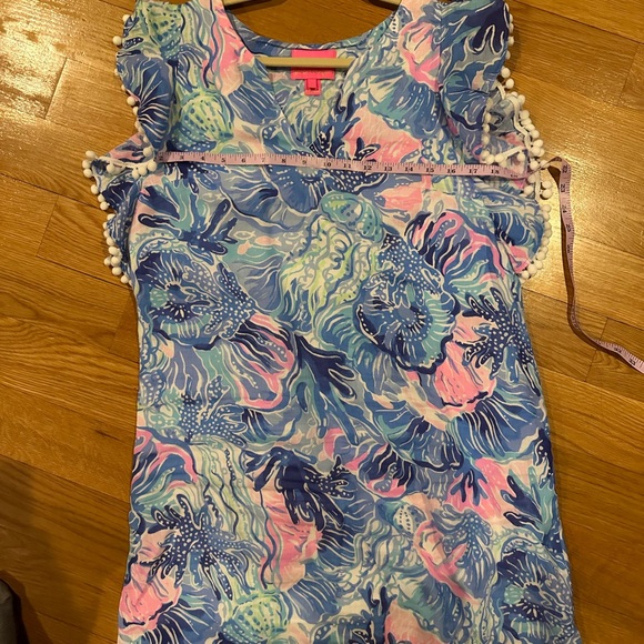 Lilly Pulitzer Astara Linen Dress with Pom-Poms - Picture 14 of 15